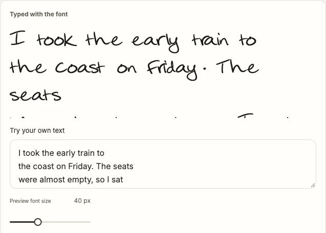 How to Turn Your Handwriting Into a Font